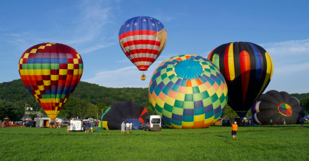 hot air balloon rides nj