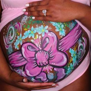 Turn Your Body Into Art With Maternity Belly Painting in Bergen County