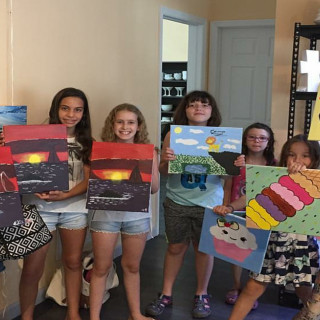 Artsy Parties at Painting Pottery Cafe in Englewood NJ (dedicated)