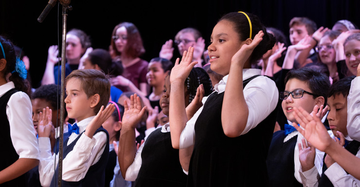 Young People’s Chorus at Thurnauer Makes Beautiful Music at Kaplen JCC on the Palisades [dedicated]
