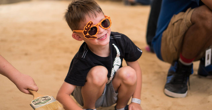 Go Jurassic at Liberty Science Center’s Dino Dig (dedicated)
