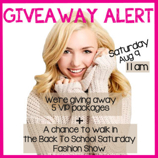 Giveaway: Win 1 of 5 VIP Passes to Back to School Saturday with Peyton List and More!