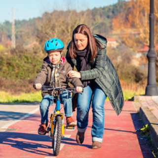 Teaching Kids to Ride a Bike