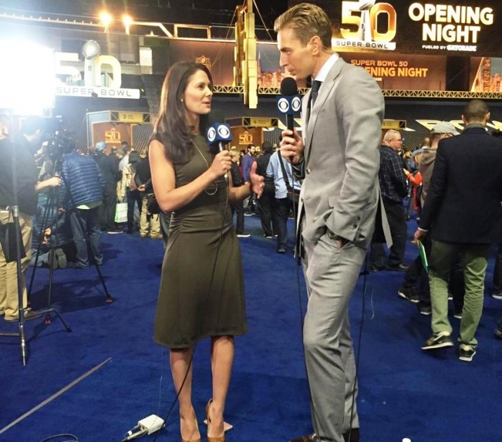 How Superbowl Sideline Reporter Tracy Wolfson Pregames.
